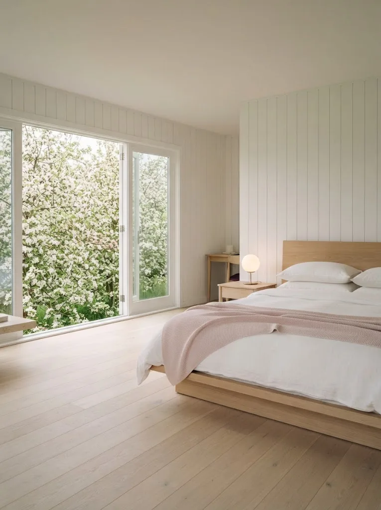 Artist's impression of the planned Orchard Room, with a window looking straight into the apple orchard