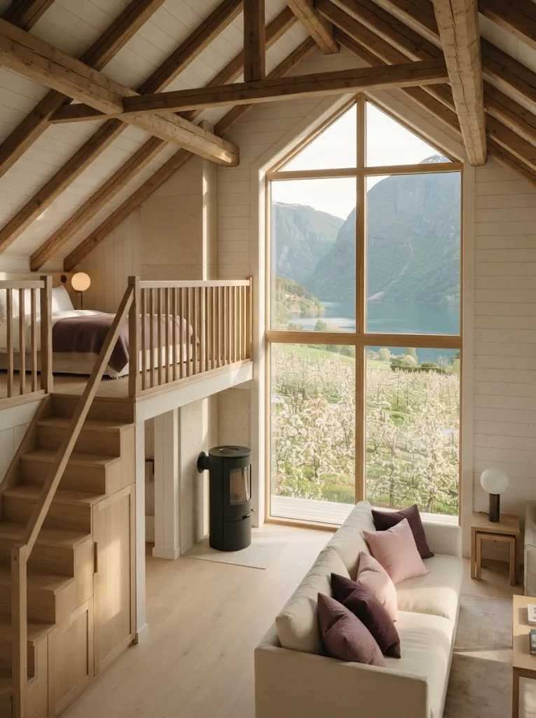 Artist's impression of the planned Rafter Loft, a two-level room under the roof timbers